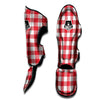 Red Lumberjack Muay Thai Shin Guard-grizzshop