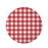 Red Lumberjack Round Rug-grizzshop