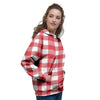 Red Lumberjack Women's Hoodie-grizzshop