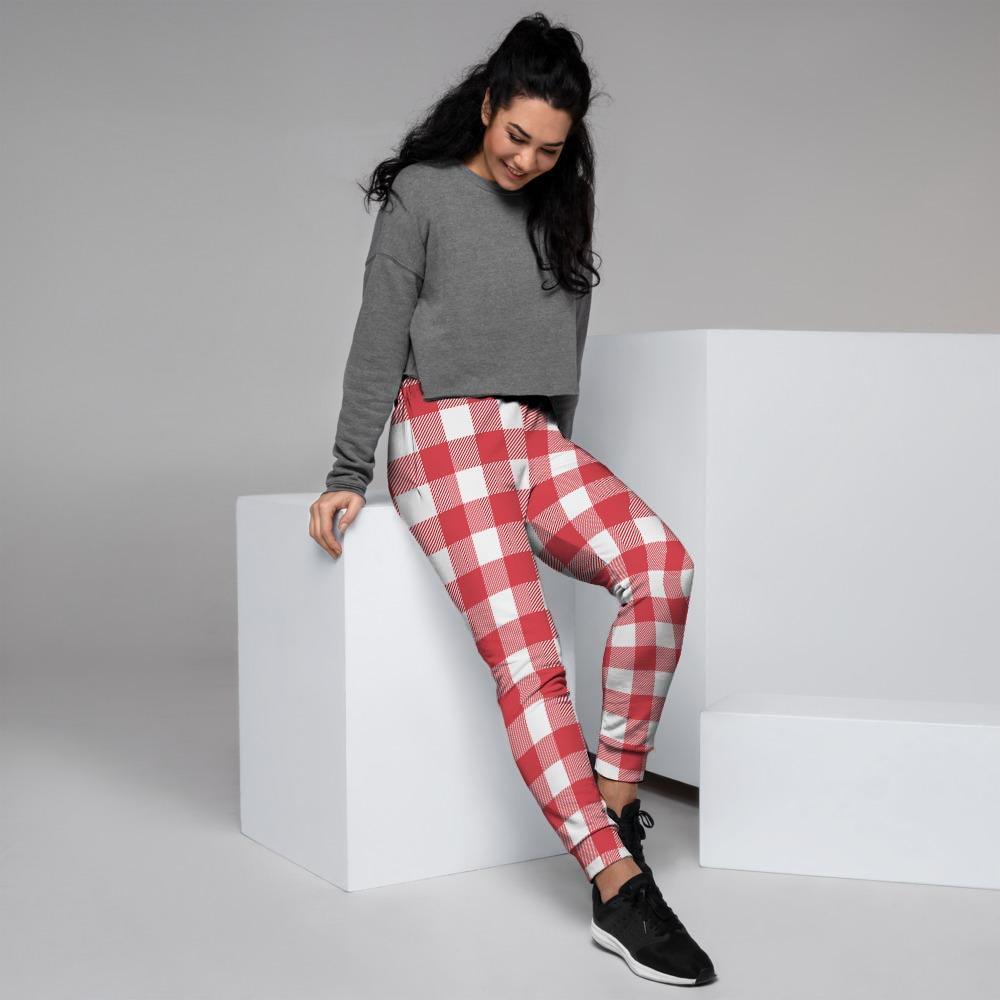 Red Lumberjack Women's Joggers-grizzshop