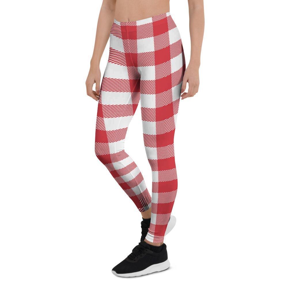 Red Lumberjack Women's Leggings-grizzshop