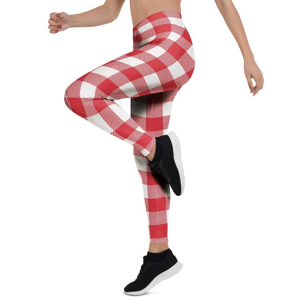 Red Lumberjack Women's Leggings-grizzshop