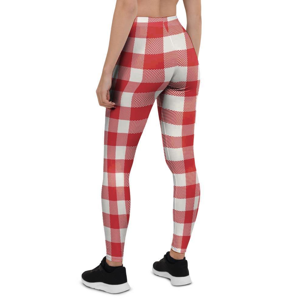 Red Lumberjack Women's Leggings-grizzshop