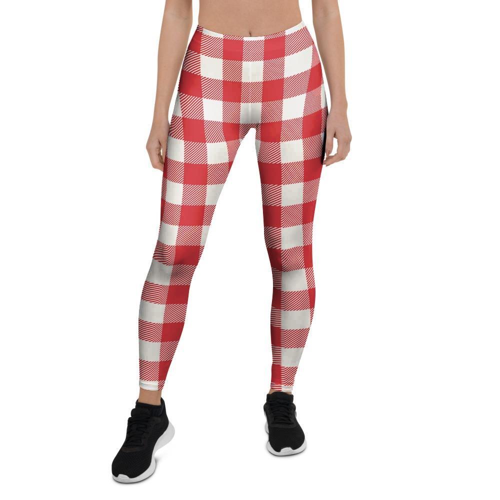 Red Lumberjack Women's Leggings-grizzshop