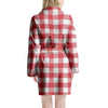 Red Lumberjack Women's Robe-grizzshop