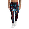 Red Machine Robot Print Men's Leggings-grizzshop