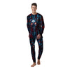 Red Machine Robot Print Men's Pajamas-grizzshop