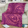 Red Marble Pattern Print Blanket-grizzshop