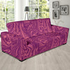 Red Marble Pattern Print Sofa Covers-grizzshop