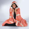 Red Mushroom Dot Pattern Print Hooded Blanket-grizzshop