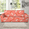 Red Mushroom Dot Pattern Print Sofa Covers-grizzshop