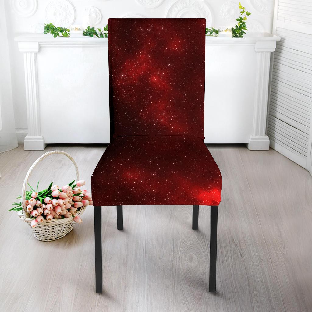 Red Nebula Galaxy Space Chair Cover-grizzshop
