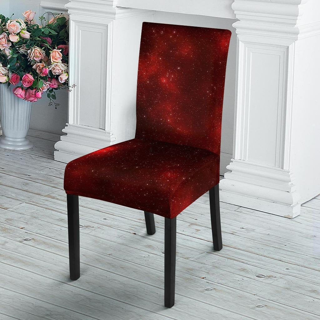 Red Nebula Galaxy Space Chair Cover-grizzshop