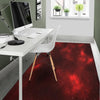 Red Nebula Galaxy Space Floor Mat-grizzshop