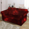 Red Nebula Galaxy Space Loveseat Cover-grizzshop