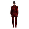 Red Nebula Galaxy Space Men's Pajamas-grizzshop