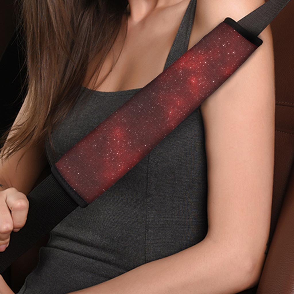 Red Nebula Galaxy Space Seat Belt Cover-grizzshop