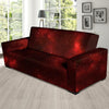 Red Nebula Galaxy Space Sofa Cover-grizzshop