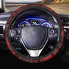 Red Nebula Galaxy Space Steering Wheel Cover-grizzshop