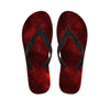 Red Nebula Galaxy Space Women's Flip Flops-grizzshop