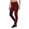 Red Nebula Galaxy Space Women's Leggings-grizzshop