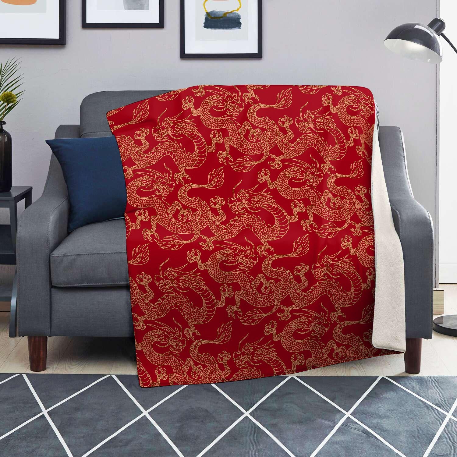 Red dragon online blanket