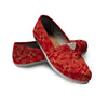 Red Oriental Chinese Dragon Canvas Shoes-grizzshop