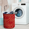 Red Oriental Chinese Dragon Laundry Basket-grizzshop
