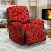 Red Oriental Chinese Dragon Recliner Cover-grizzshop