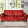 Red Oriental Chinese Dragon Sofa Cover-grizzshop