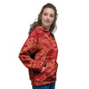 Red Oriental Chinese Dragon Women's Hoodie-grizzshop