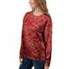 Red Oriental Chinese Dragon Women's Sweatshirt-grizzshop