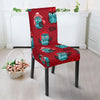 Red Owl Christmas Pattern Print Chair Cover-grizzshop