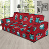 Red Owl Christmas Pattern Print Sofa Covers-grizzshop