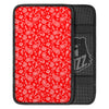 Red Paisley Bandana Print Car Center Console Cover-grizzshop