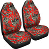 Load image into Gallery viewer, Red Paisley Pattern Print Universal Fit Car Seat Cover-grizzshop