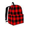 Red Plaid Backpack-grizzshop