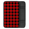 Red Plaid Car Console Cover-grizzshop