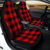 Red Plaid Car Seat Covers-grizzshop