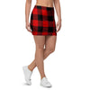 Red Plaid Mini Skirt-grizzshop