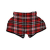 Red Plaid Muay Thai Boxing Shorts-grizzshop