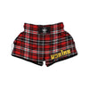 Red Plaid Muay Thai Boxing Shorts-grizzshop