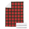 Red Plaid Scottish Royal Stewart Tartan Blanket-grizzshop