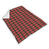 Red Plaid Scottish Royal Stewart Tartan Throw Blanket-grizzshop