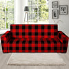 Load image into Gallery viewer, Red Plaid Sofa Cover-grizzshop