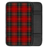 Red Plaid Tartan Car Console Cover-grizzshop