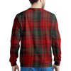 Red Plaid Tartan Men's Sweatshirt-grizzshop