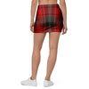 Red Plaid Tartan Mini Skirt-grizzshop