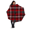 Red Plaid Tartan Print Umbrella-grizzshop