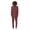 Red Plaid Tartan Scottish Women's Pajamas-grizzshop